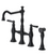 Rubinet 8UHXL Kitchen Bridge Faucet With Hand Spray