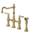 Rubinet 8UHXL Kitchen Bridge Faucet With Hand Spray