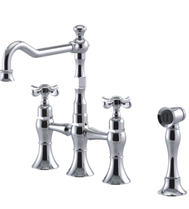 Rubinet 8URVC Kitchen Set Deck Mount With Hand Held Spary
