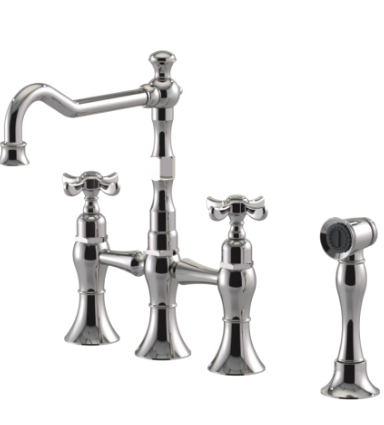 Rubinet 8URVC Kitchen Set Deck Mount With Hand Held Spary