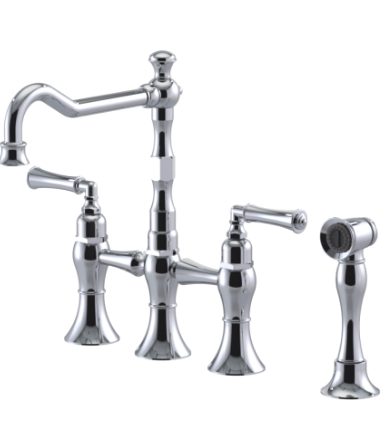 Rubinet 8URVL Kitchen Set Deck Mount With Hand Held Spary