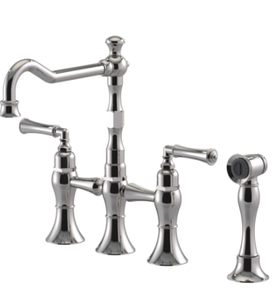 Rubinet 8URVL Kitchen Set Deck Mount With Hand Held Spary