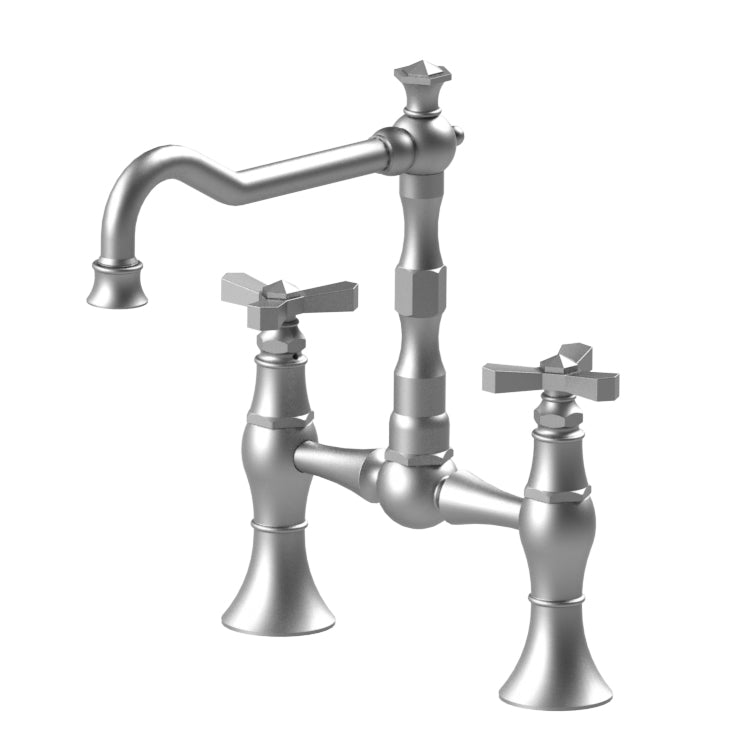Rubinet 8VHXC Kitchen Bridge Faucet