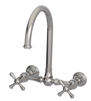 Rubinet 8WFMC Wall Mount Kitchen Bridge