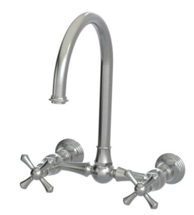 Rubinet 8WFMC Wall Mount Kitchen Bridge