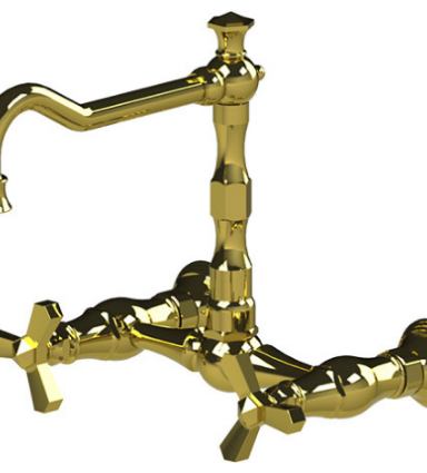 Rubinet 8WHXC Wall Mount Kitchen Bridge Faucet - Parent