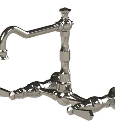 Rubinet 8WHXL Wall Mount Kitchen Bridge Faucet