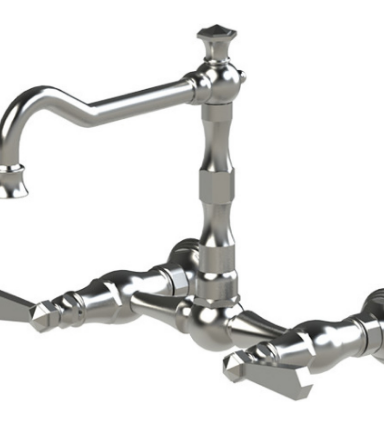 Rubinet 8WHXL Wall Mount Kitchen Bridge Faucet