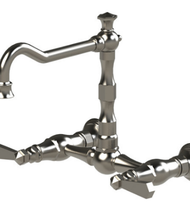 Rubinet 8WHXL Wall Mount Kitchen Bridge Faucet