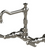Rubinet 8WHXL Wall Mount Kitchen Bridge Faucet