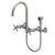 Rubinet 8XFMC Wall Mount Kitchen Bridge With Hand Held Spary