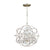 Crystorama 9025-OS-CL-S Solaris 4 Light Swarovski Strass Crystal Mini Chandelier - Olde Silver