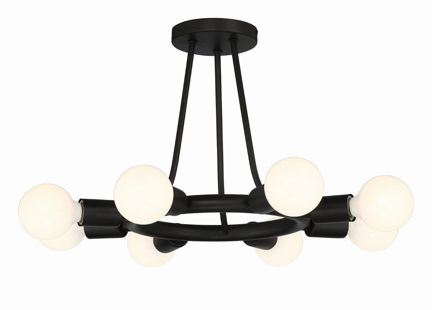 Crystorama 9043 Dakota 8 Light Ceiling Mount - Parent