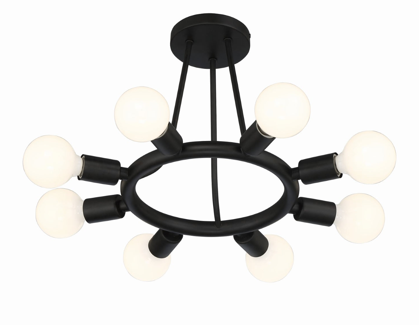 Crystorama 9043 Dakota 8 Light Ceiling Mount - Parent