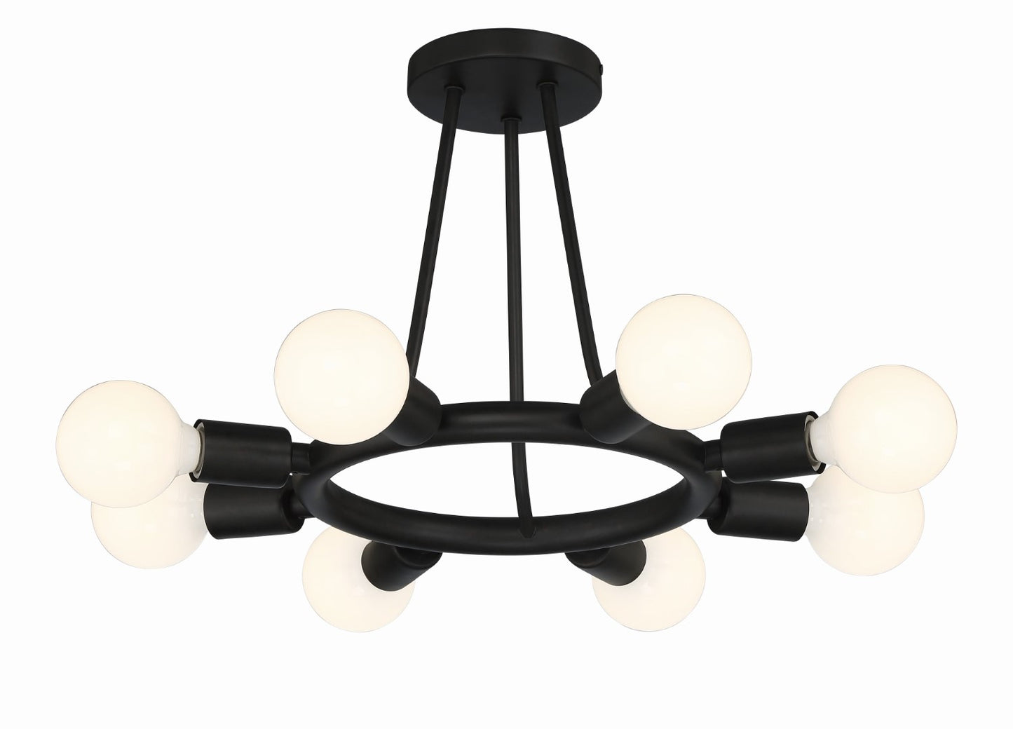 Crystorama 9043 Dakota 8 Light Ceiling Mount - Parent