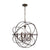 Crystorama 9219-CL-MWP Solaris 6 Light Crystal Sphere Chandelier - Parent