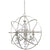 Crystorama 9219-CL-MWP Solaris 6 Light Crystal Sphere Chandelier