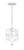 Crystorama 9220 Solaris 1 Light Pendant