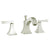 Santec 9220ED Edo Widespread Lavatory With Ed Handle (Includes Valves And 1-1/4 Drain Assembly
