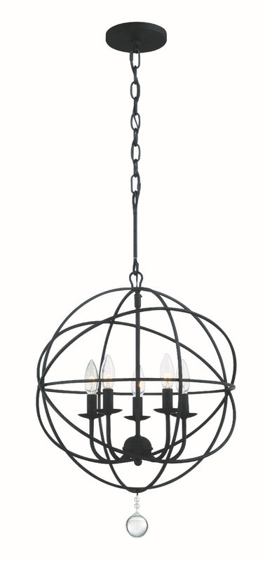 Crystorama 9224 Solaris 5 Light Mini Chandelier - Parent