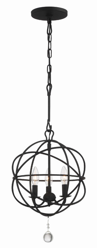 Crystorama 9225 Solaris 3 Light Mini Chandelier - Parent