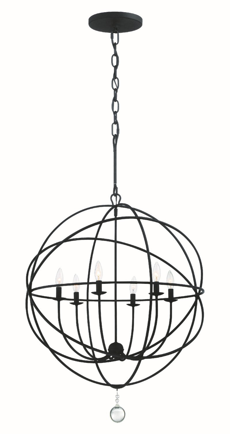 Crystorama 9226 Solaris 6 Light Chandelier - Parent