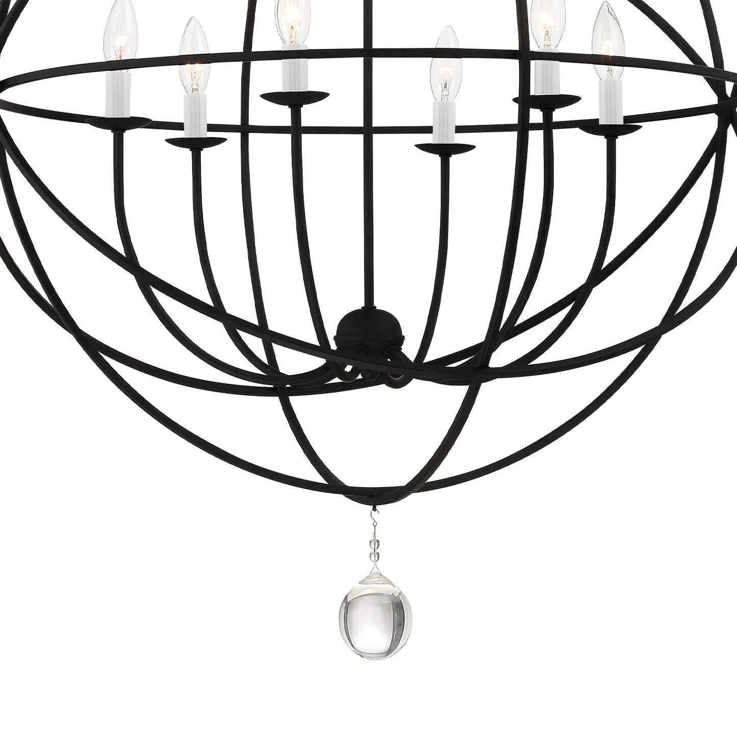 Crystorama 9226 Solaris 6 Light Chandelier - Parent