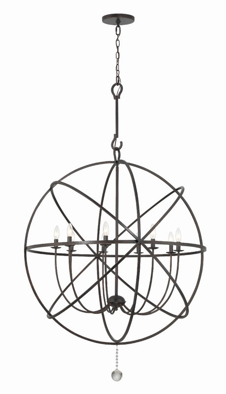 Crystorama 9229 Solaris 9 Light Sphere Chandelier - Parent