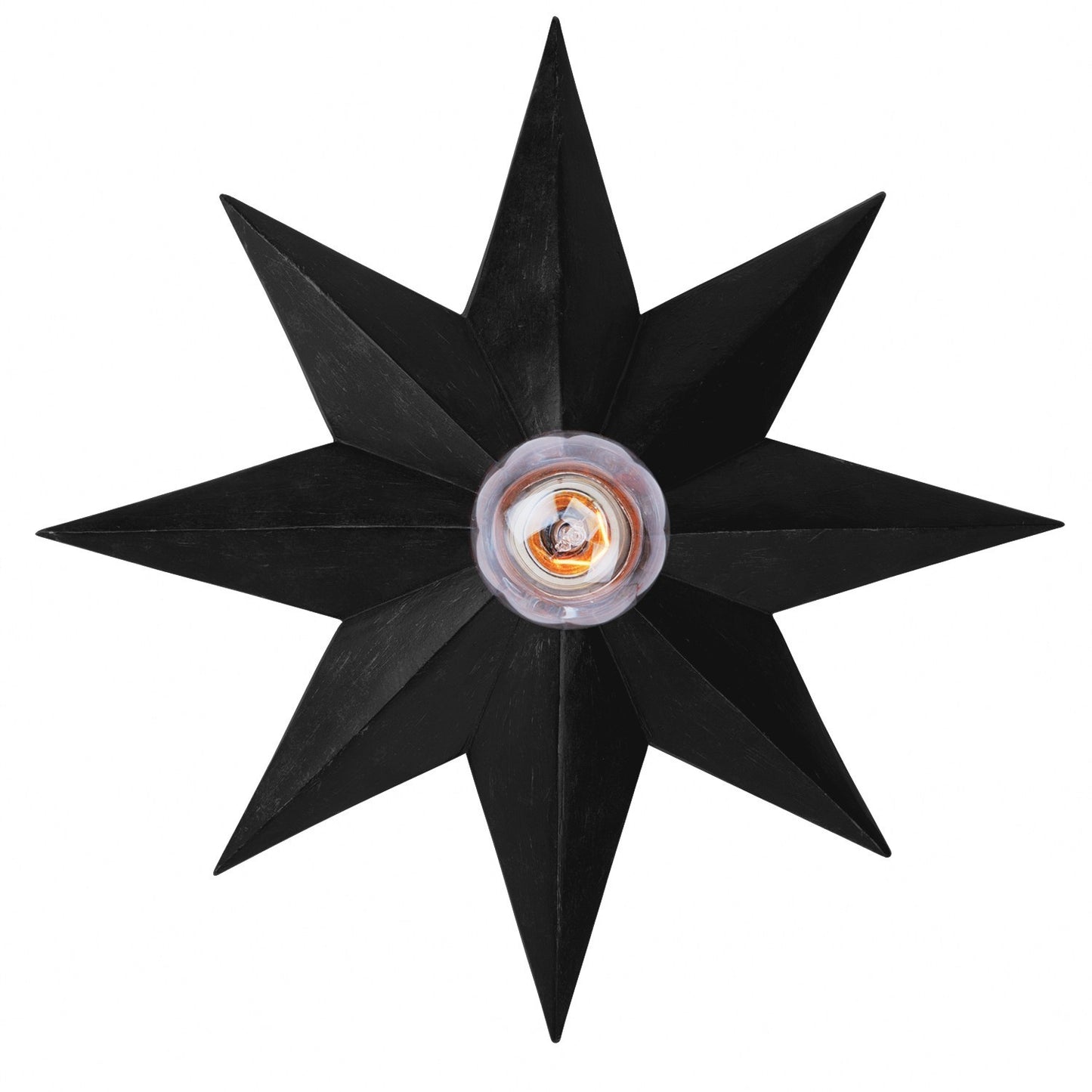 Crystorama 9230-BK Astro 1 Light Wall Mount - Black