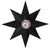 Crystorama 9230-BK Astro 1 Light Wall Mount - Black