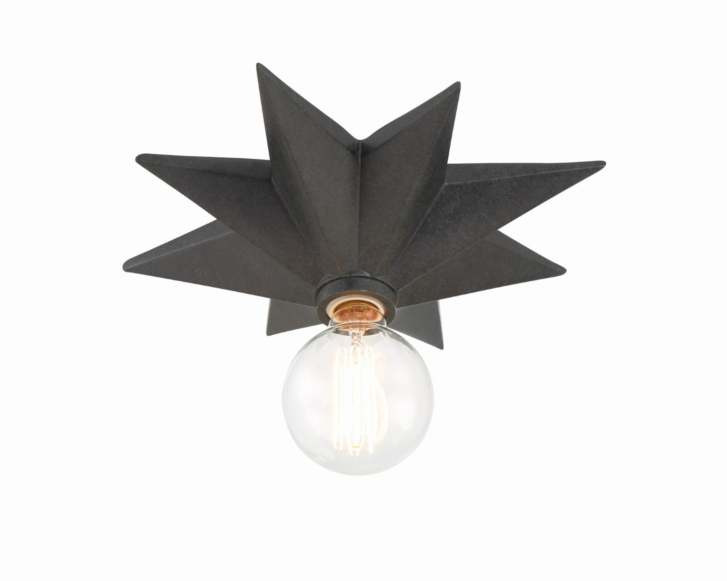 Crystorama 9230-BK Astro 1 Light Wall Mount - Black
