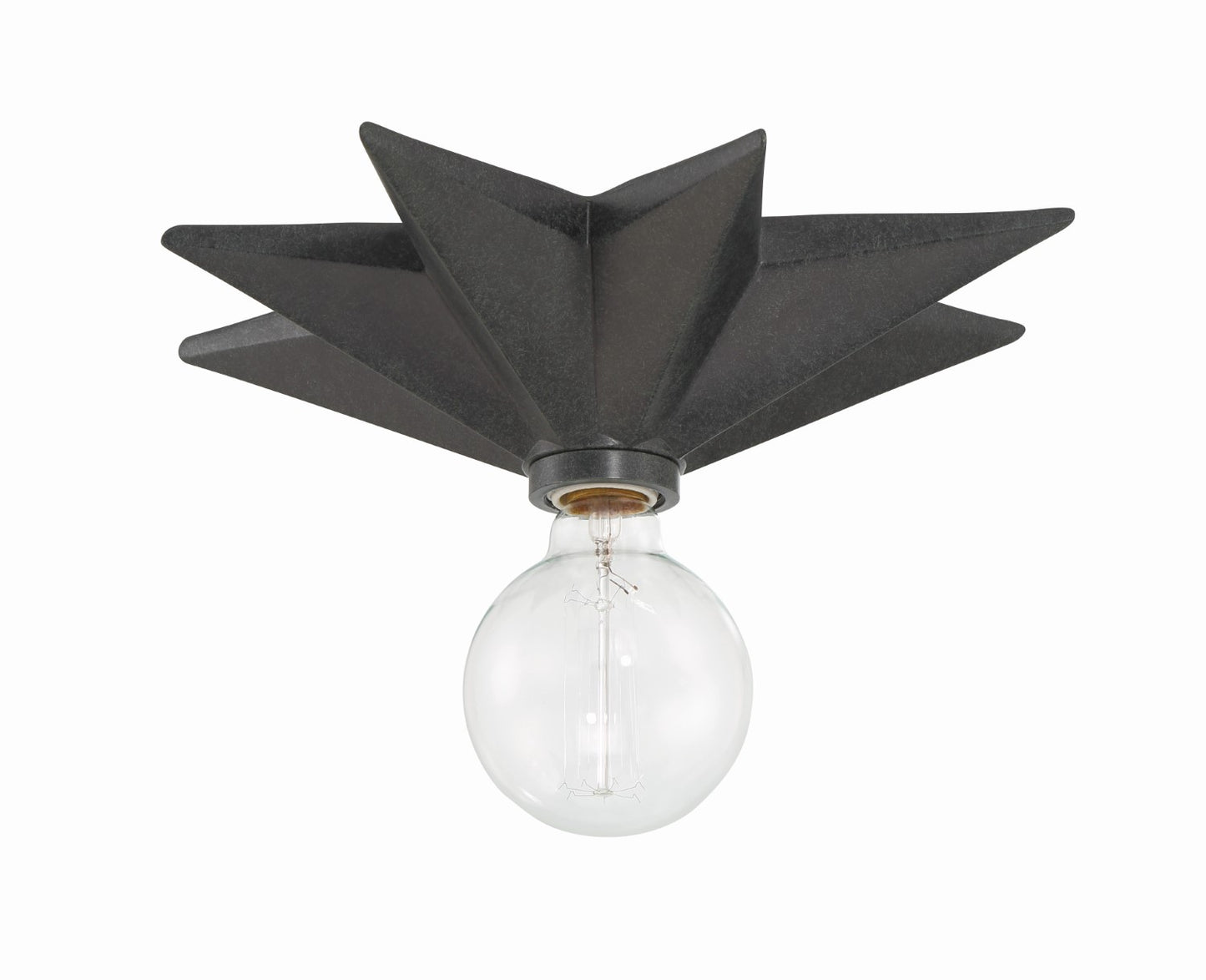 Crystorama 9230-BK Astro 1 Light Wall Mount - Black