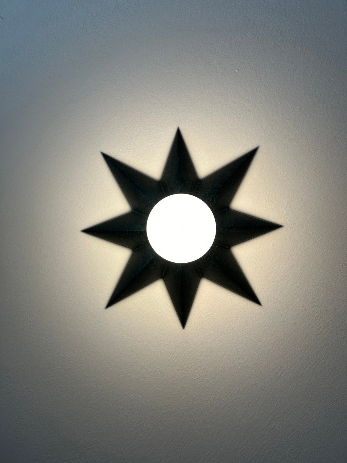 Crystorama 9230-BK Astro 1 Light Wall Mount - Black