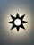 Crystorama 9230-BK Astro 1 Light Wall Mount - Black