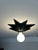 Crystorama 9230-BK Astro 1 Light Wall Mount - Black