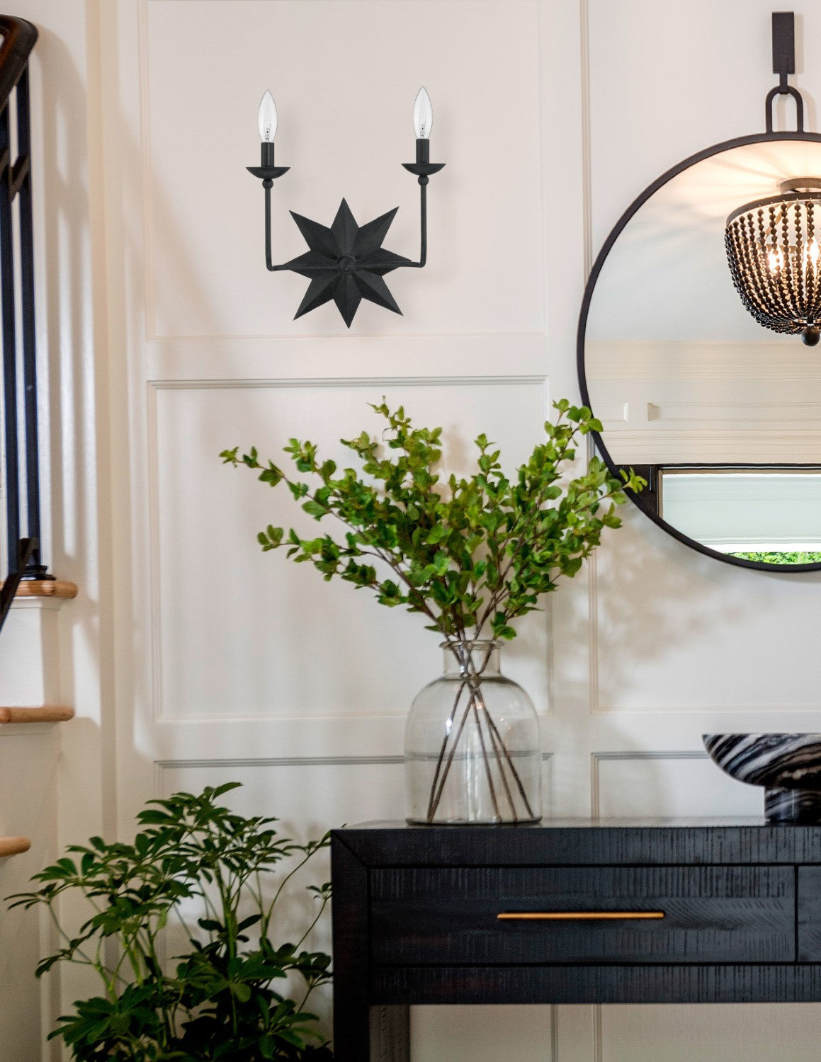 Crystorama 9232 Astro 2 Light Wall Mount