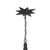 Crystorama 9236-BK Astro 4 Light Chandelier - Black