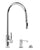 Waterstone 9300-3 Industrial Extended Reach PLP Pulldown Faucet w/Toggle Sprayer 3pc Suite