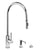 Waterstone 9350-3 Contemporary Extended Reach PLP Pulldown Faucet Toggle Sprayer 3pc Suite