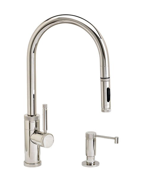 Waterstone 9400-2 Industrial PLP Pulldown Faucet w/ Toggle Sprayer 2pc Suite