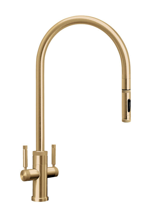 Waterstone 9402 Industrial 2 Handle Pull-Down Kitchen Faucet - Parent