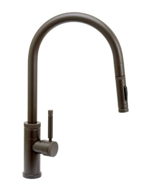 Waterstone 9410 Industrial Standard Reach Pulldown Angled Spout Faucet w/Toggle Sprayer
