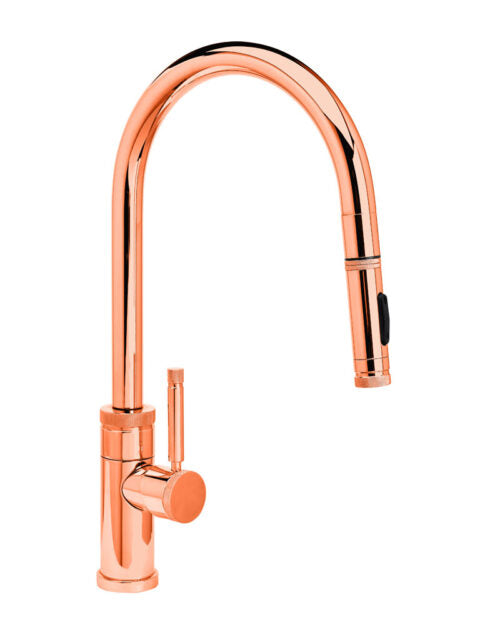 Waterstone 9410 Industrial Standard Reach Pulldown Angled Spout Faucet w/Toggle Sprayer