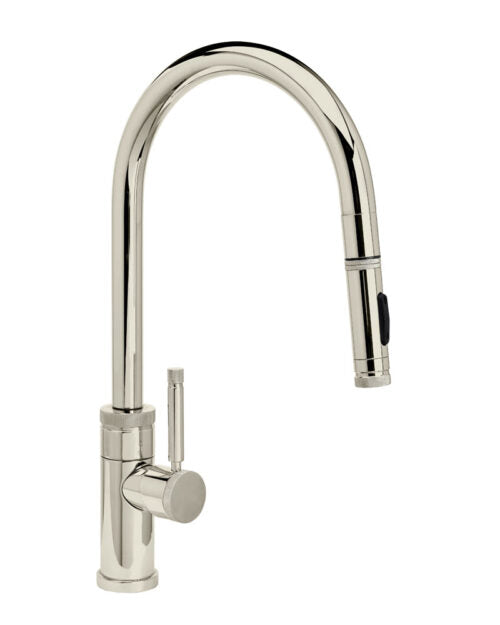 Waterstone 9410 Industrial Standard Reach Pulldown Angled Spout Faucet w/Toggle Sprayer
