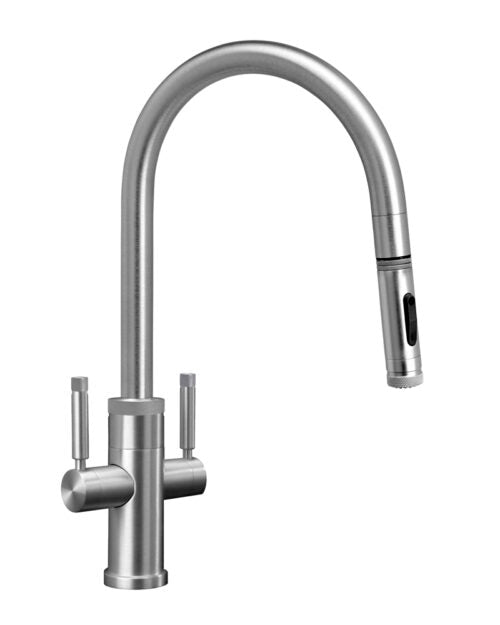 Waterstone 9412 Industrial 2 Handle Pull-Down Kitchen Faucet - Parent