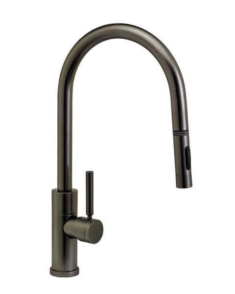Waterstone WS-9460-2 Modern PLP Pulldown Angled Spout Faucet 2pc Suite