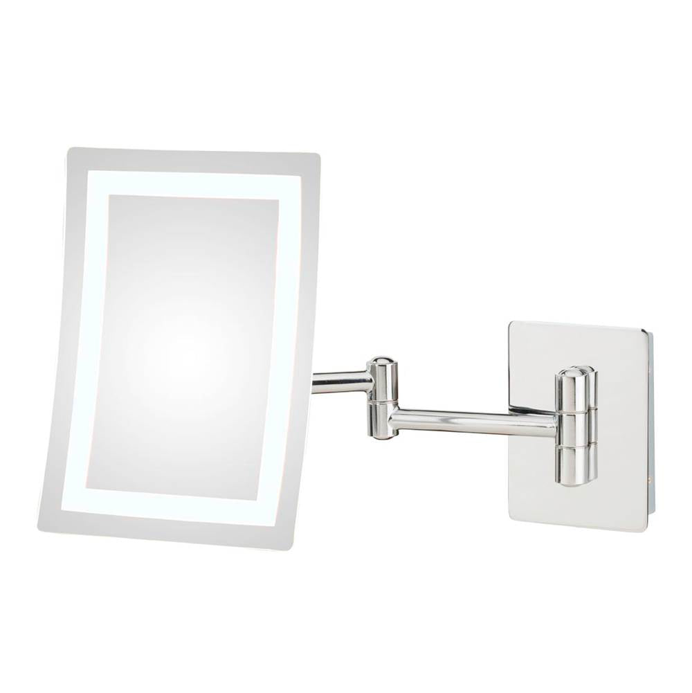 Aptations 949-2 Contemporary Rectangular Led Lighted Magnifying Makeup Mirror With Switchable Light Color - Parent