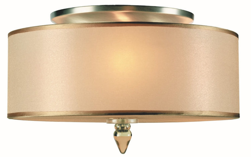 Crystorama 9503 Luxo 3 Light Drum Shade Ceiling Mount - Parent