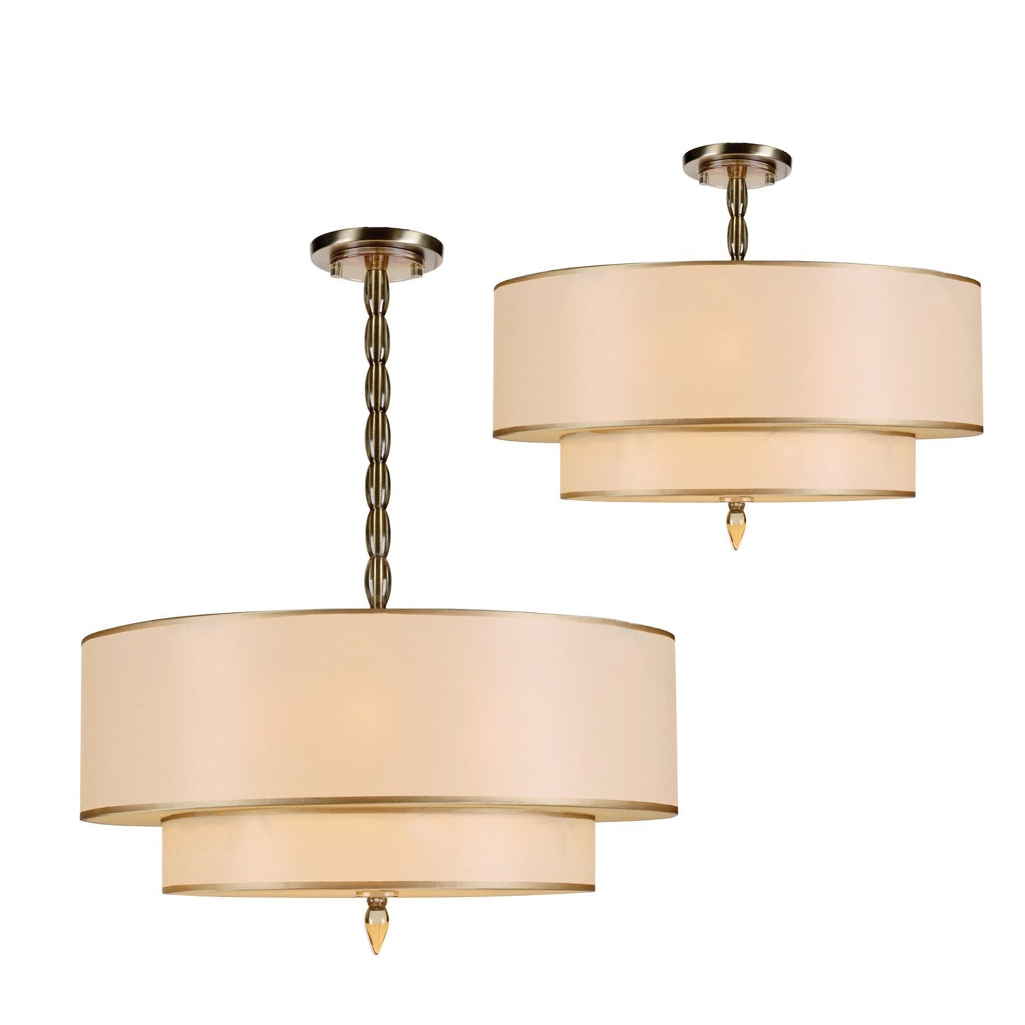 Crystorama 9507 Luxo 5 Light Drum Shade Chandelier - Parent