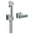 Watermark 97-4.4-J5 Jem Wall Mounted Bidet Spray Set & Hydroprogressive Mixer With 49" Hose